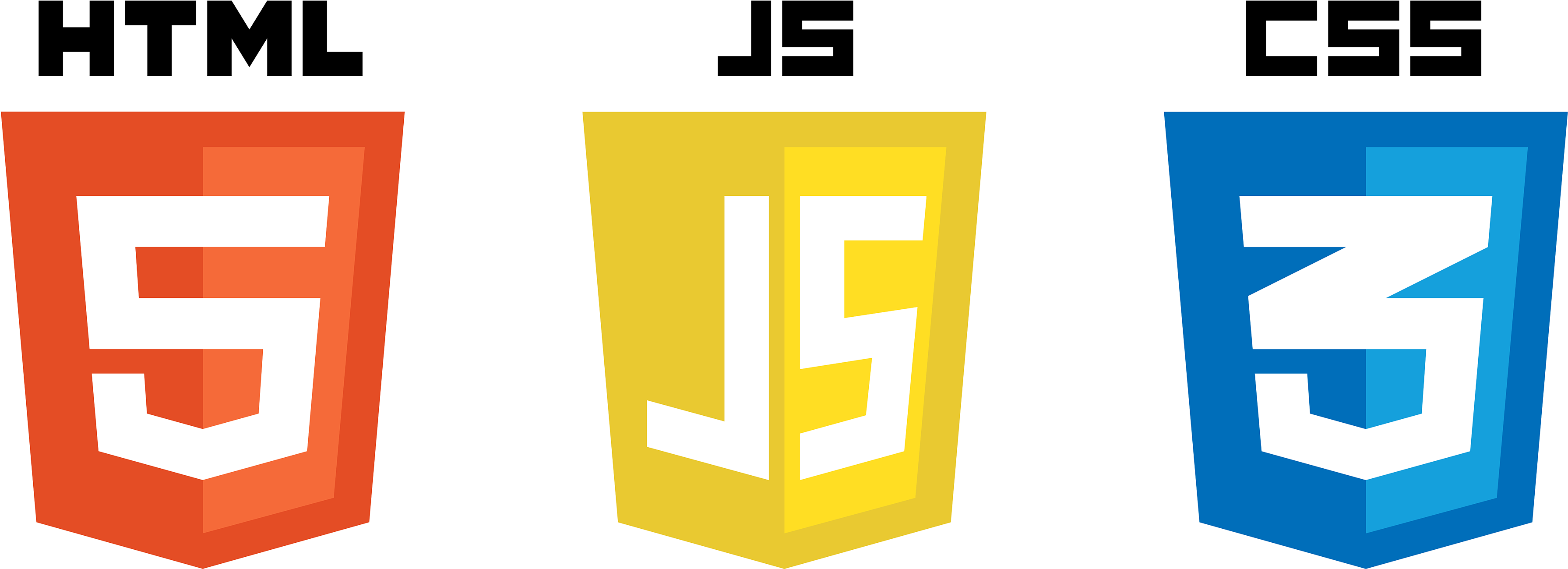 HTML, CSS, JS logo